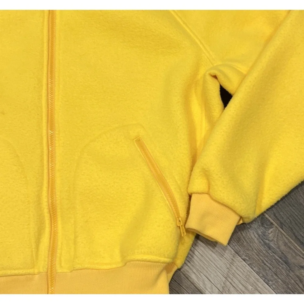 Vintage Columbia‎ Yellow Fleece Jacket Mens Full Zip Outdoor Gorpcore Medium